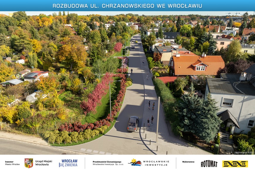 W pierwszym kwartale przyszłego roku ma zakończyć się rozbudowa ulicy Chrzanowskiego na Karłowicach. 