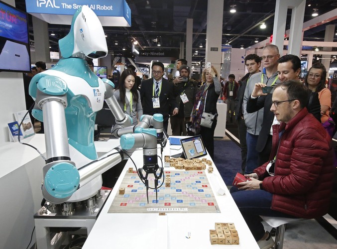 Robot ITRI, Industrial Technology Research Institute na Międzynarodowej Wystawie Elektroniki Użytkowej w 2018 roku w Las Vegas