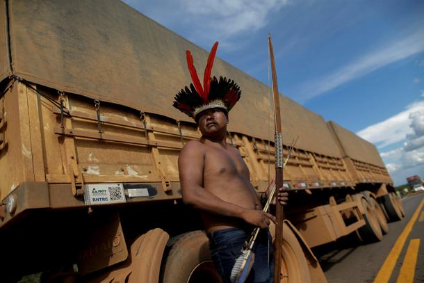 The Wider Image: Brazilian Indians fined for planting GMO soy crops