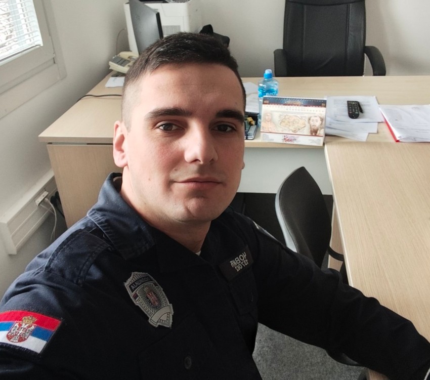 Policajac Stefan Čović 