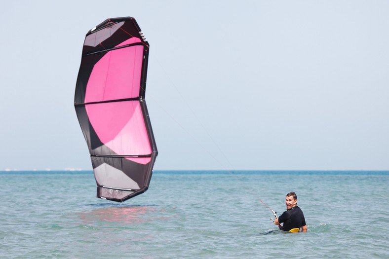 Kitesurfing