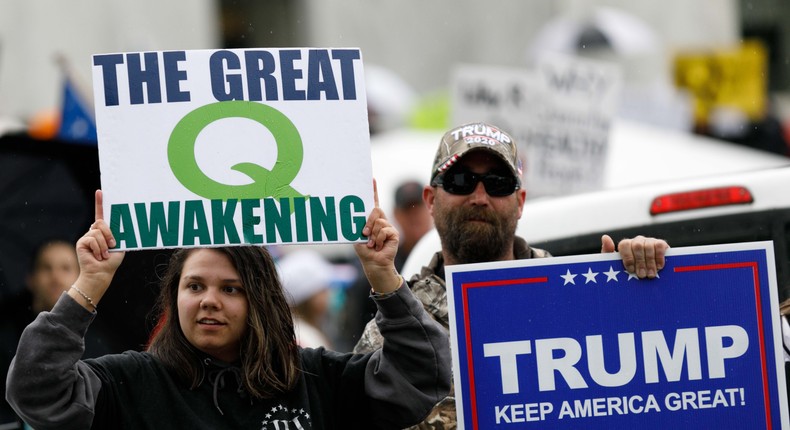 Facebook and Instagram are finally policing QAnon conspiracy theory ...