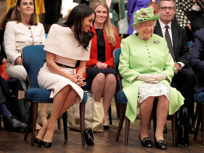 Meghan Markle i królowa Elżbieta II