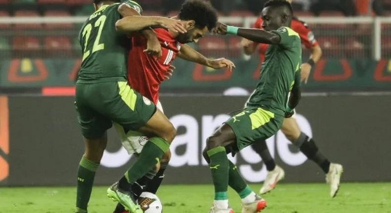 Mohamed Salah au duel face à Gueye et Diabaté
