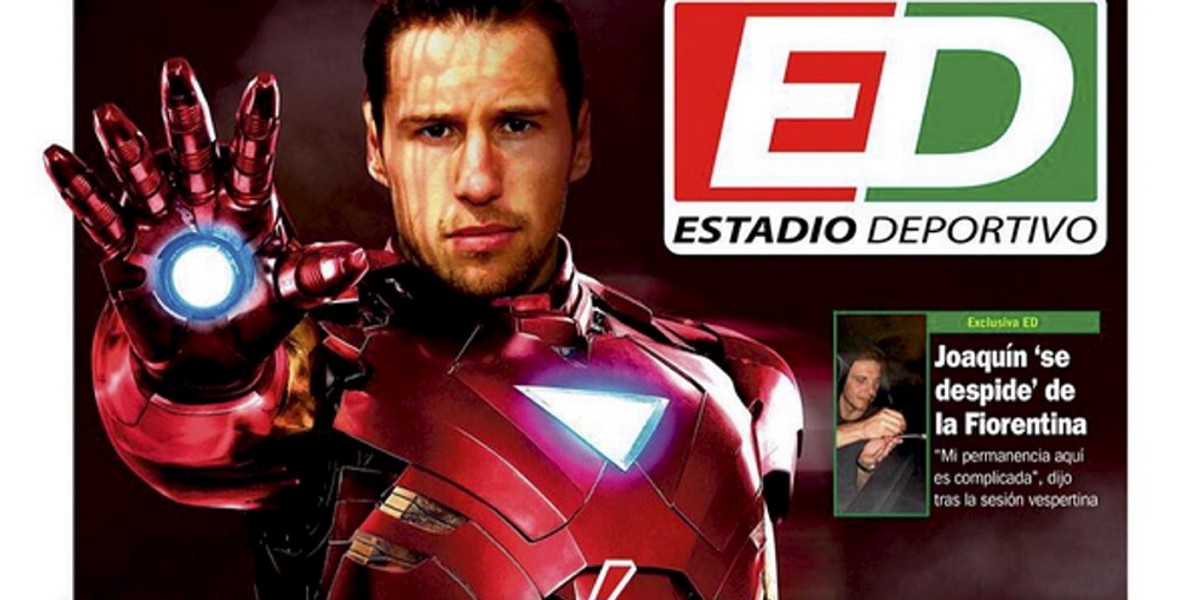 Grzegorz Krychowiak jako Iron Man