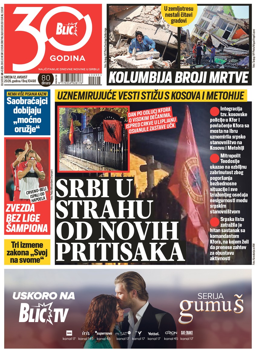 Nova Naslovna Blic