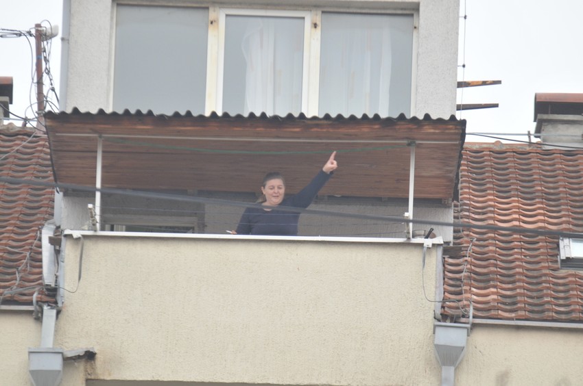 Mirjana Jakšić na terasi svog stana