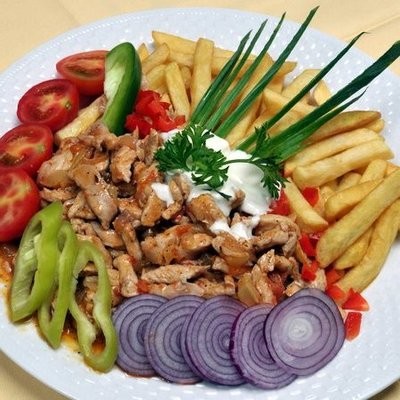 Serpenyős gyros