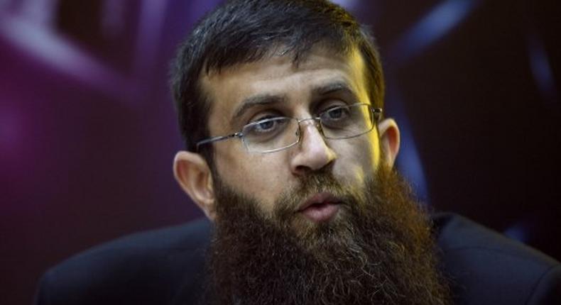 Khader Adnan, shown in 2012, has been imprisoned 10 times by Israel for a total of about six years