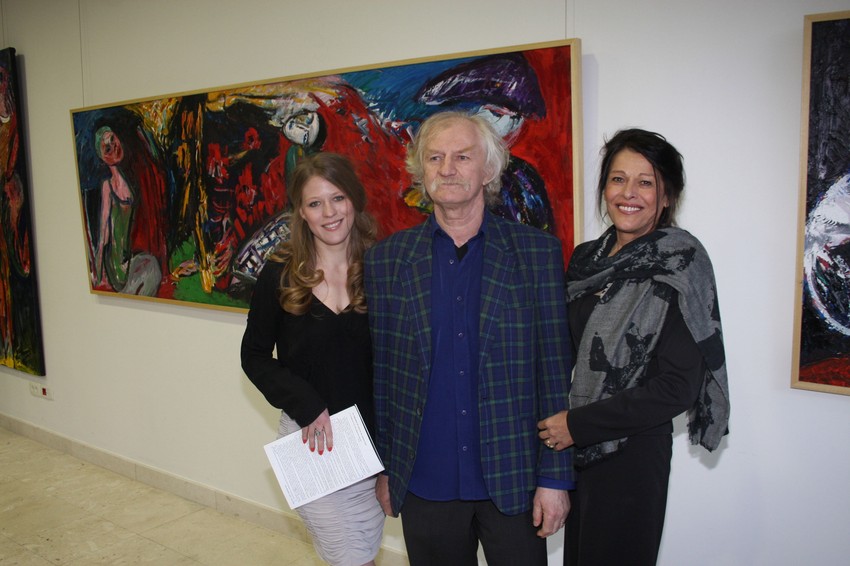 Cile Marinković sa suprugom i ćerkom