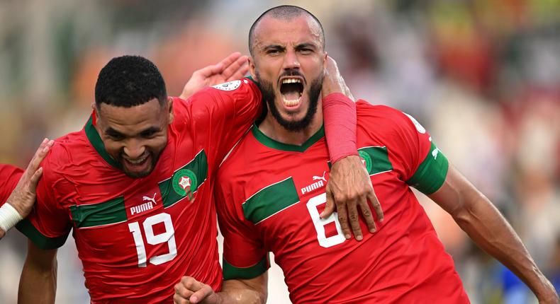 Celebration victoire Maroc