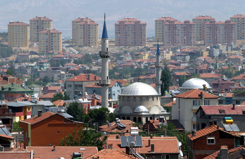 Szbko rosnące miasto Denizli na zachodzie Turcji