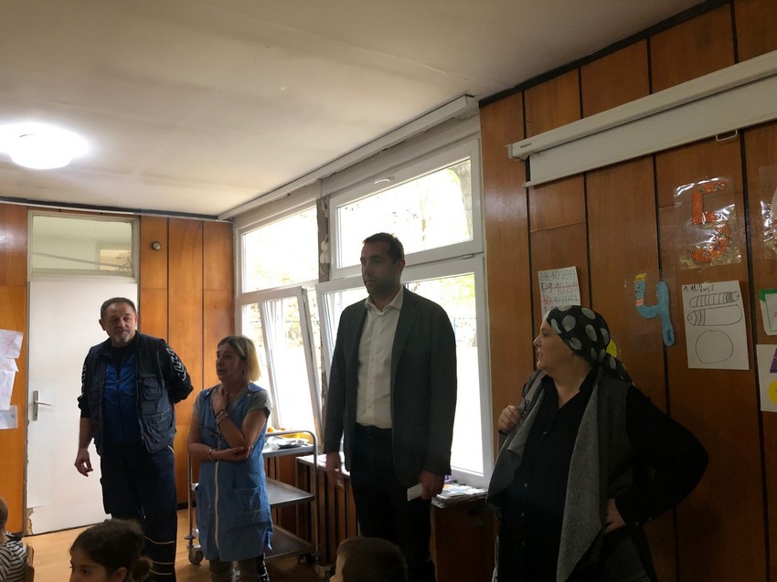 Slavko Gak u obilasku vrtića