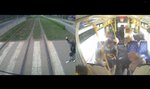 Nagłe hamowanie tramwaju we Wrocławiu. Pasażerowie latali jak worki ziemniaków WIDEO