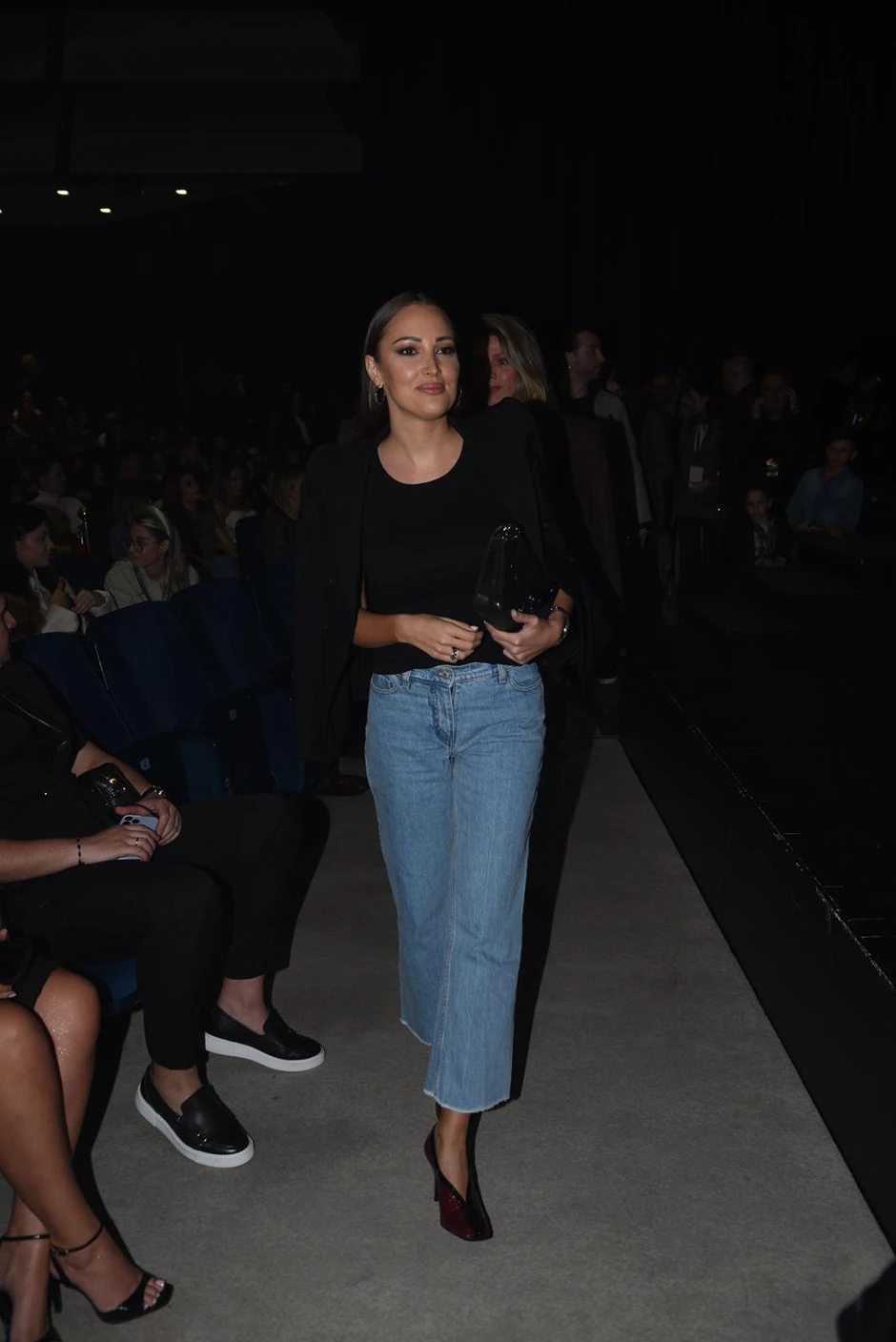 Aleksandra Prijović na koncertu Mirze Selimovića