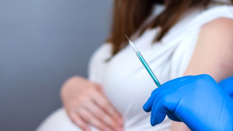 terhes, babavárás, védőoltás, influenza, covid, RSV