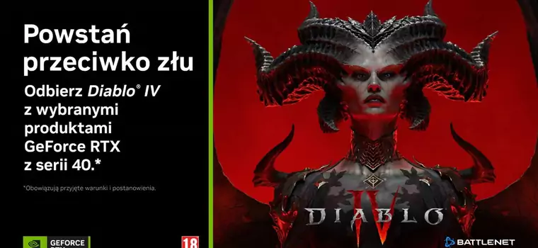 Diablo IV za darmo za kartami GeForce RTX 40. Nvidia ogłasza promocję