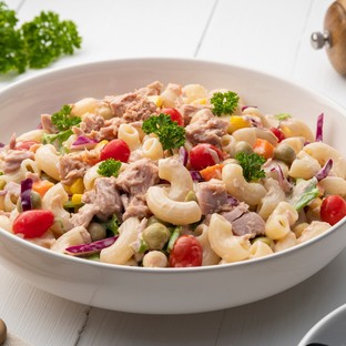 Recept: diétás tésztasaláta tonhallal