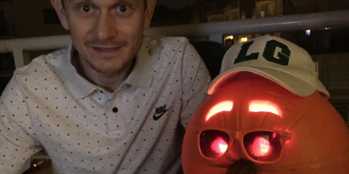 Sebastian Mila już gotowy na Halloween!