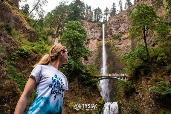 Multnomah Falls w Oregonie. fot. Tysiąc Stron Świata