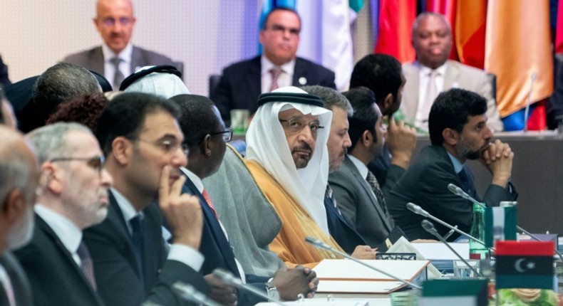 World oil ministers at an OPEC meeting (AFP)