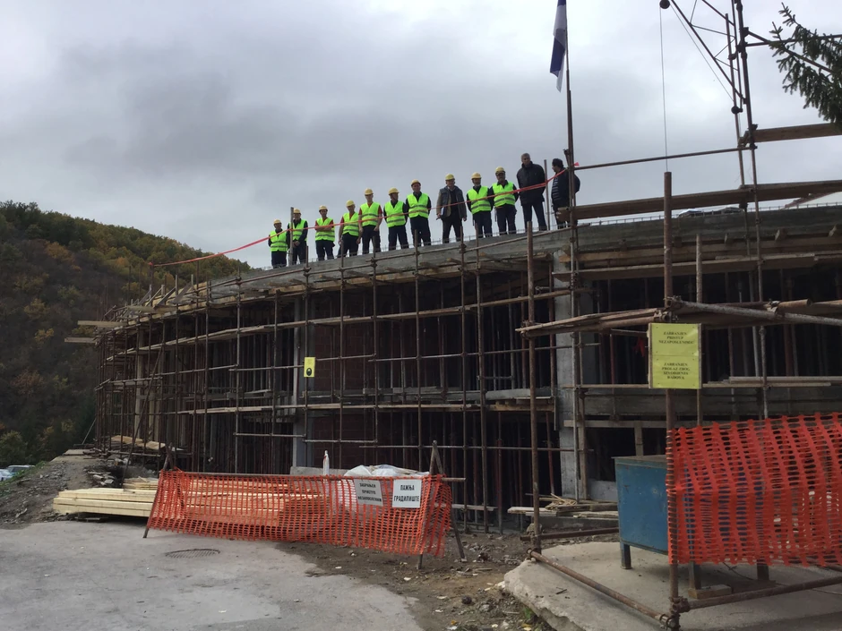 Izgradnja novog dela Prolom banje
