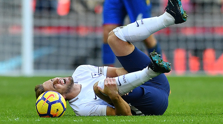 Harry Kane sérülés miatt nem onthatja tovább a gólokat /Fotó: AFP