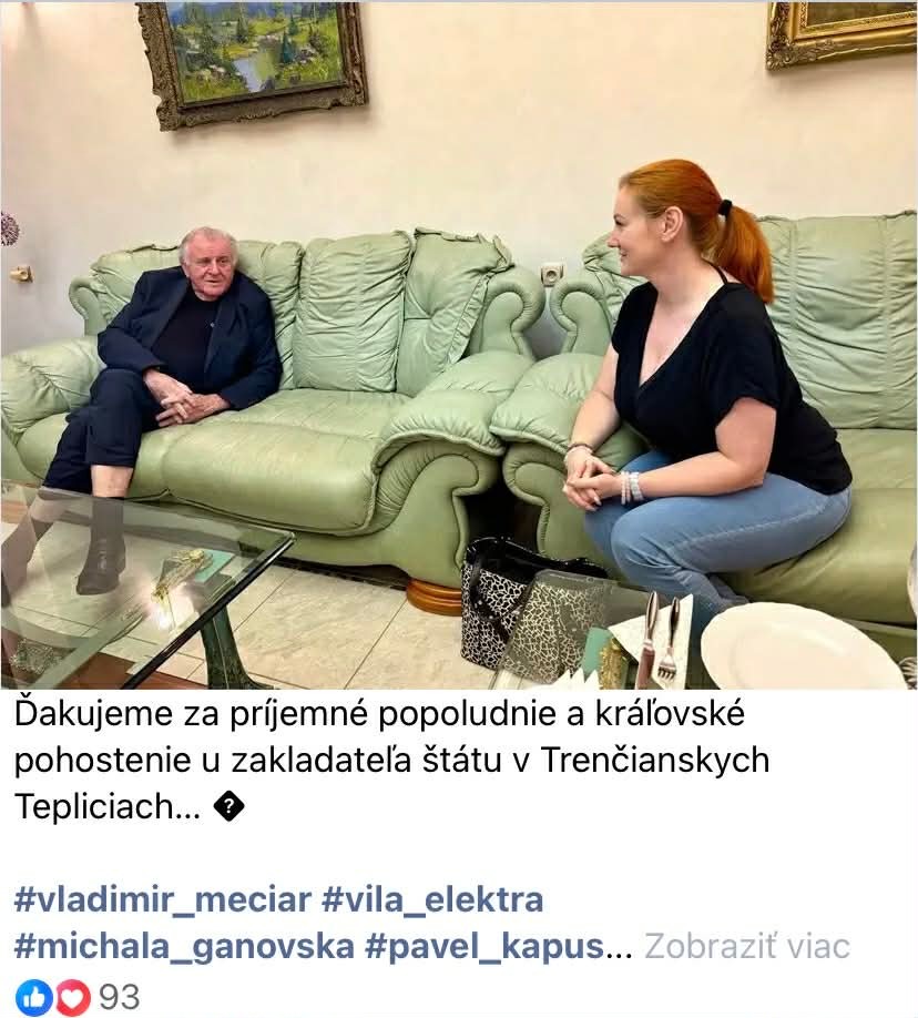 Vladimír Mečiar hostil šéfredaktora Pavla Kapustu vo svojej vile Elektra.
