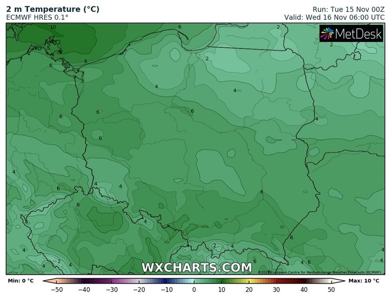 W nocy mróz nam jeszcze nie grozi