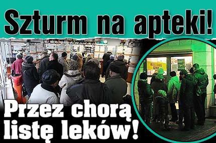 Szturm na apteki. Przez drożejące leki