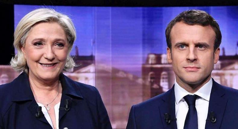 Macron et Lepen au deuxième tour / Shutterstock