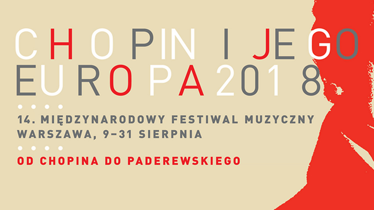 Festiwal "Chopin i jego Europa" po raz 14. odbędzie się w Warszawie. Muzyczne święto rozpocznie się 9 sierpnia i potrwa 23 dni. Narodowy Instytut Fryderyka Chopina zaprasza na 50 koncertów, tym razem pod hasłem "Niepodległa. Od Chopina do Paderewskiego".