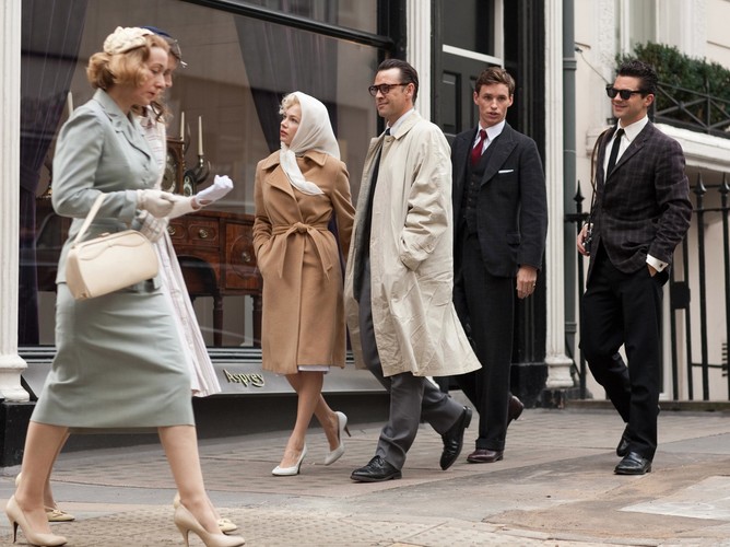 Michelle Williams, Dougray Scott, Eddie Redmayne i Dominic Cooper