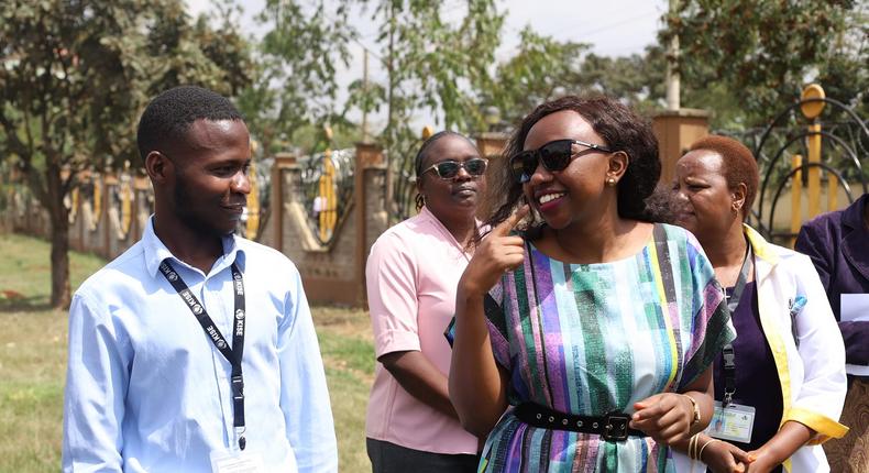Charlene Ruto during the Deaf Awareness Week at the Kenya School of Sign Language