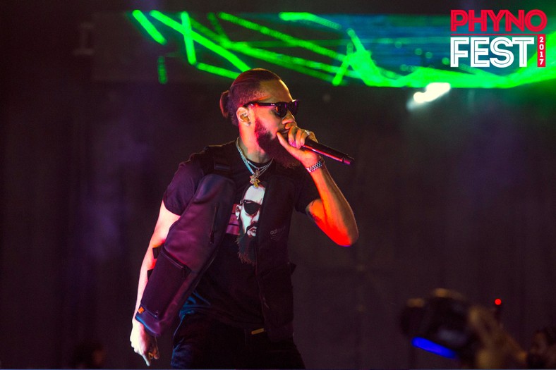 Phyno performing at 2017 Phynofest [Youtube/Phyno] 