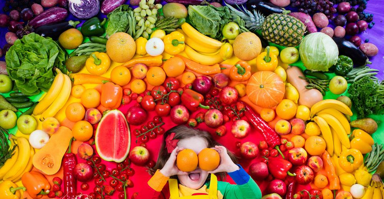 Owoce i warzywa w diecie dzieci