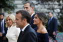 Francuska para prezydencka i hiszpańska para królewska na wystawie prac Joana Miro w Paryżu