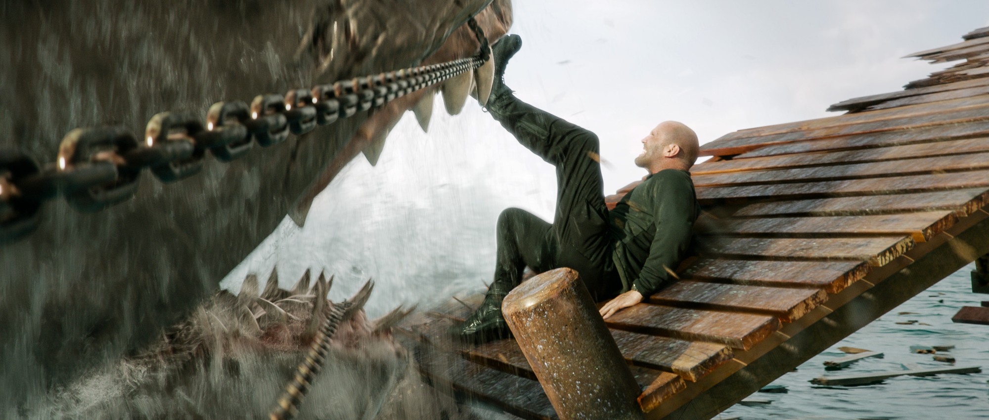 Snímka z nového filmu Meg 2: Návrat do hlbín.