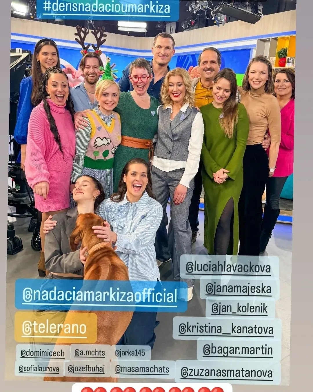 Dlhoročná markizáčka Dominika Graus (stredný rad, druhá zľava).