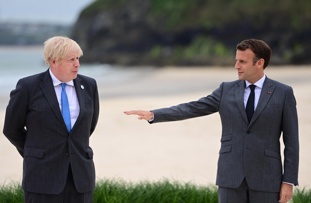 Boris Johnson i Emmanuel Macron