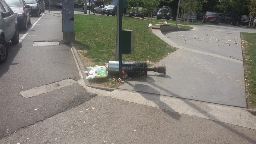 Tužna slika na Gundulićevom vencu