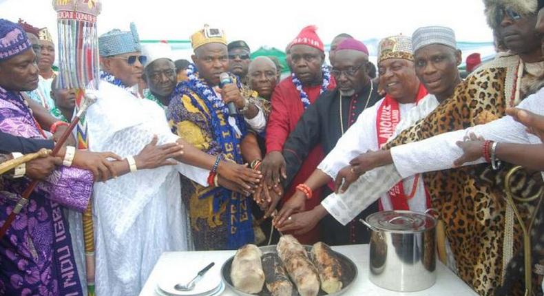 New yam festival: The celebration of thanksgiving. [thebiafraherald]