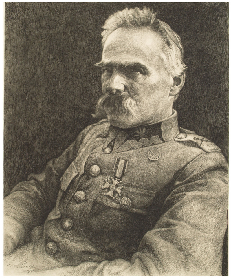 Ignacy Łopieński, "Portret marszałka Józefa Piłsudskiego" (1938)