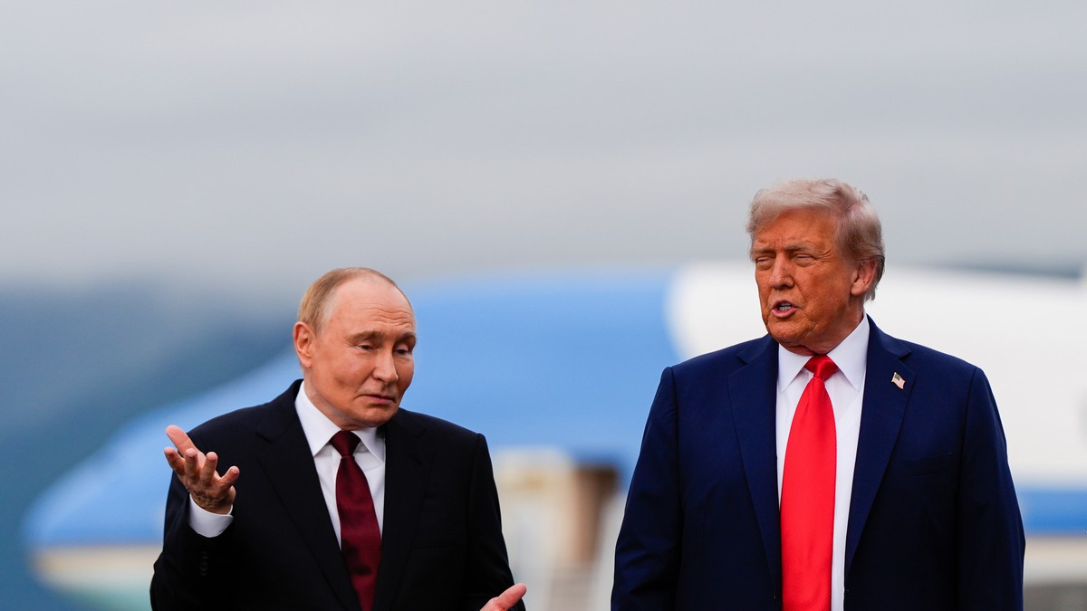 Vladimir Putin i Donald Tramp na Aljasci 15. avgusta