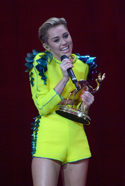 Miley Cyrus podczas rozdania Bambi Awards 2013