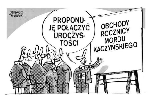 Rocznica mordu katyń smoleńsk kaczyński pis obchody 10 kwietnia