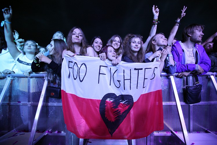 Foo Fighters na Open'er Festival 2017; 29.06.2017