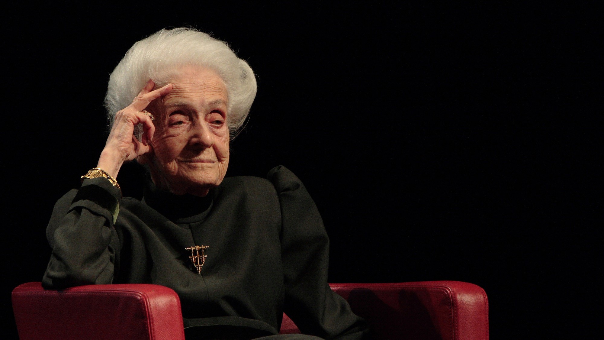 Rita Levi-Montalcini v Ríme v roku 2007.