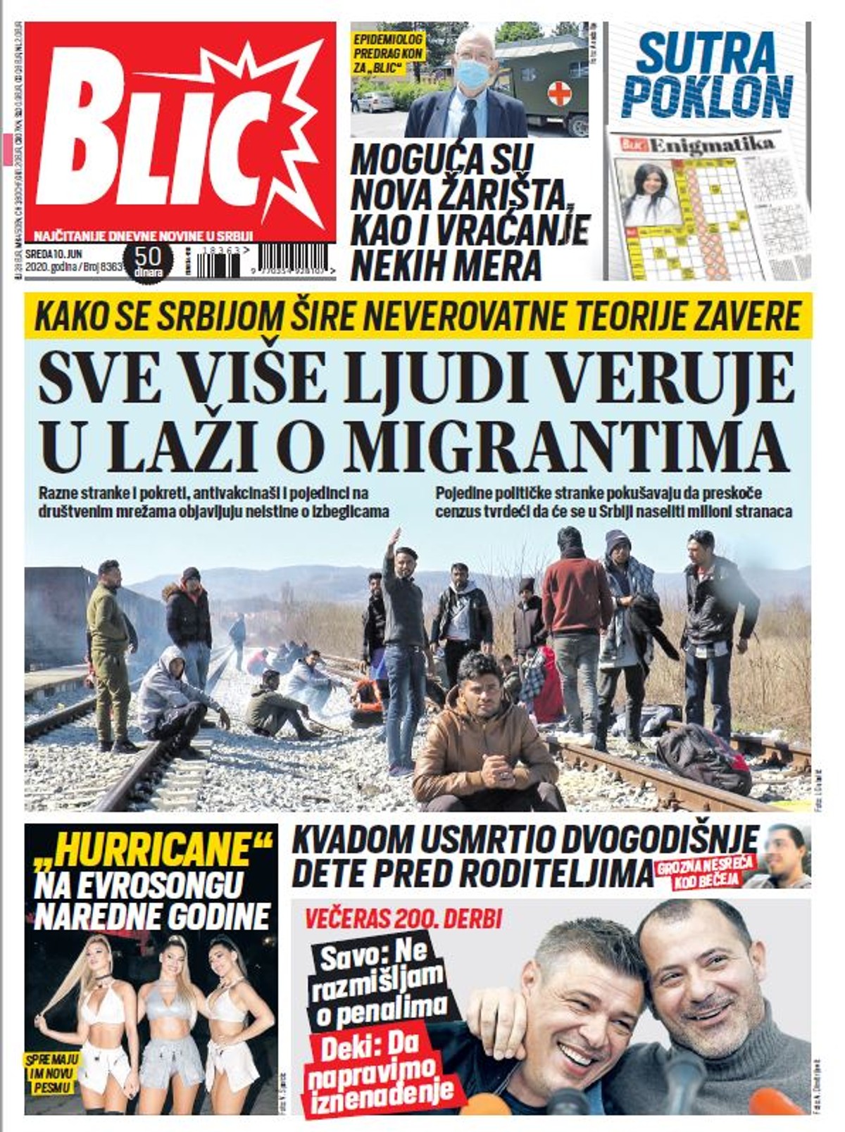 ČITAJTE NOVI BLIC ODMAH Kako se Srbijom šire teorije zavere, sve više ljudi  veruje u LAŽI O MIGRANTIMA