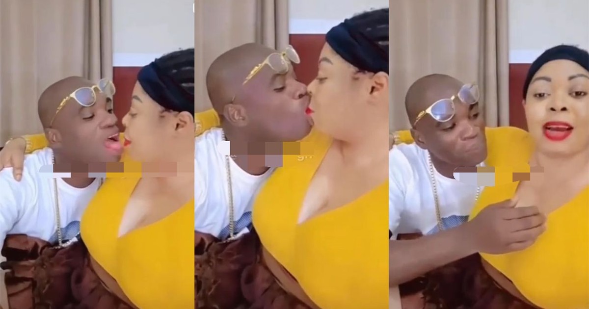 Dr UN and Joyce Dzidzor Mensah deep kiss on Facebook live to prove they're married (VIDEO) - Vimarsana News